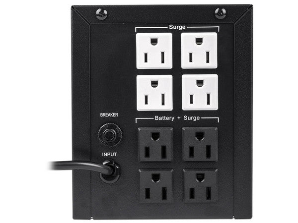 UPS No-Break Energizer ERENUPS15VA 1500VA/ 900W 8 NEMA 5-15R (4 con protección batería) 120V 60Hz batería 12V / 9Ah