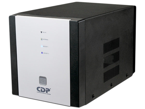 Regulador CDP R-AVR5008 5000VA/2500W indicadores LED 8 NEMA5-15R y 1 NEMA5-20R regulados y con supresión 120Vca 50/60Hz