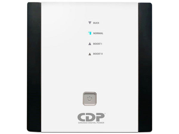 Regulador CDP R-AVR5008 5000VA/2500W indicadores LED 8 NEMA5-15R y 1 NEMA5-20R regulados y con supresión 120Vca 50/60Hz
