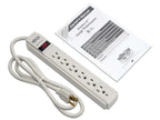 Supresor de picos TrippLite TLP604 Protect It! 6 contactos NEMA 5-15R 790 joules 15A cable 1.22m