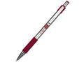 Boligrafo Zebra F-301 Grip Punto Fino Tinta Vino Cuerpo De Acero Caja C/6