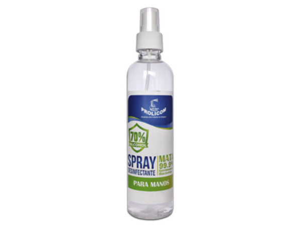 Spray Prolicom Desinfectante Para Manos Con Aroma 500Ml