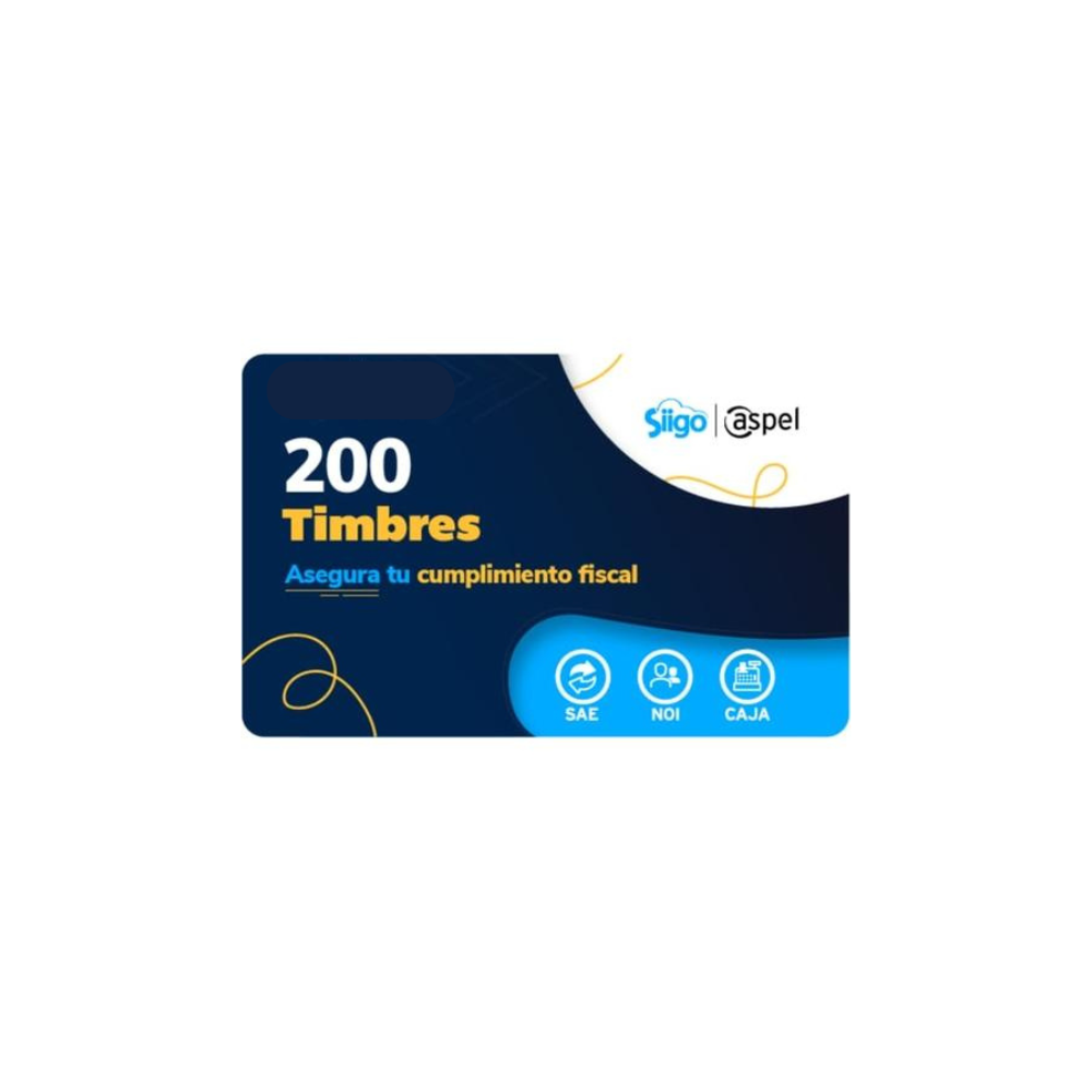 Siigo Aspel SELLADO CFDI – 200 Timbres (FACTE/200)