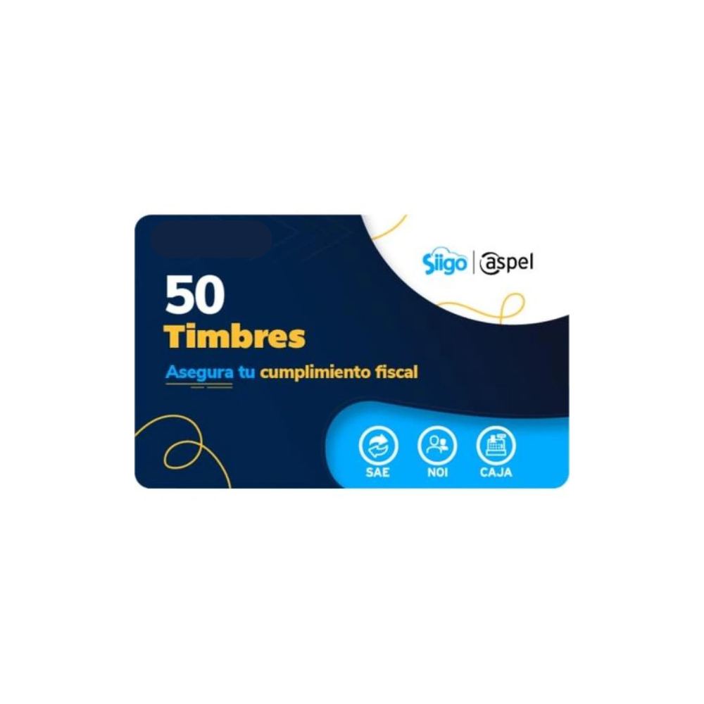 Siigo Aspel SELLADO CFDI – 50 Timbres (FACTE/50)