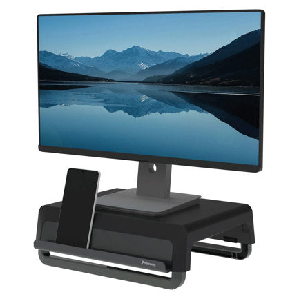 Soporte Fellowes Para Monitor Breyta Color Negro Con Altura Ajustable