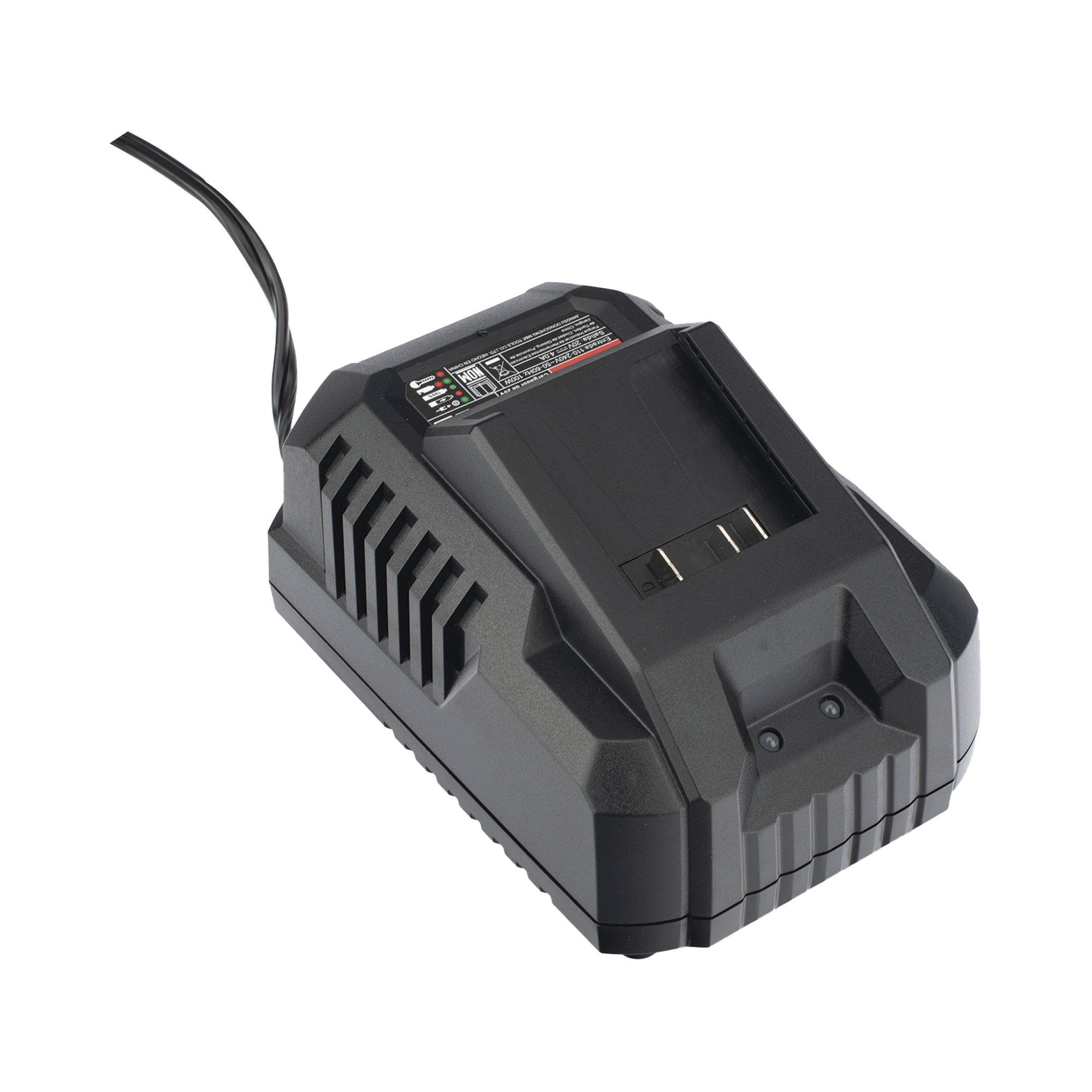 Cargador para Baterías de 20V con Protección contra Sobrecarga