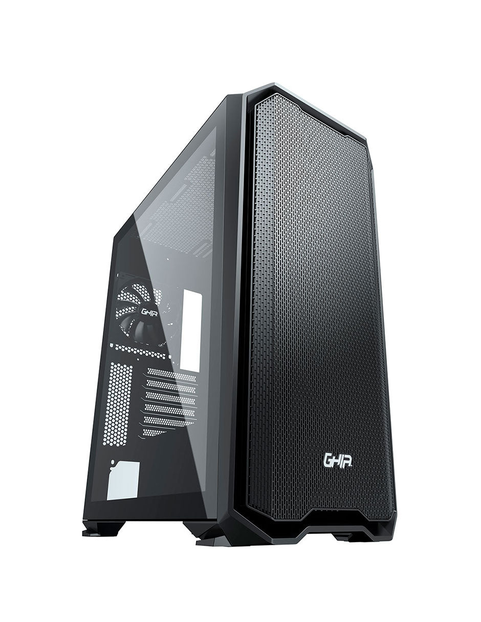 Ghia Frontier Elite 1.3 AMD Ryzen 5 8500G 6 núcleos hasta 5.0GHz enfriamiento líquido RAM 16GB DDR5 SSD NVMe 1TB Wi-Fi BT AMD Radeon RX 9060 XT 16GB sin sistema