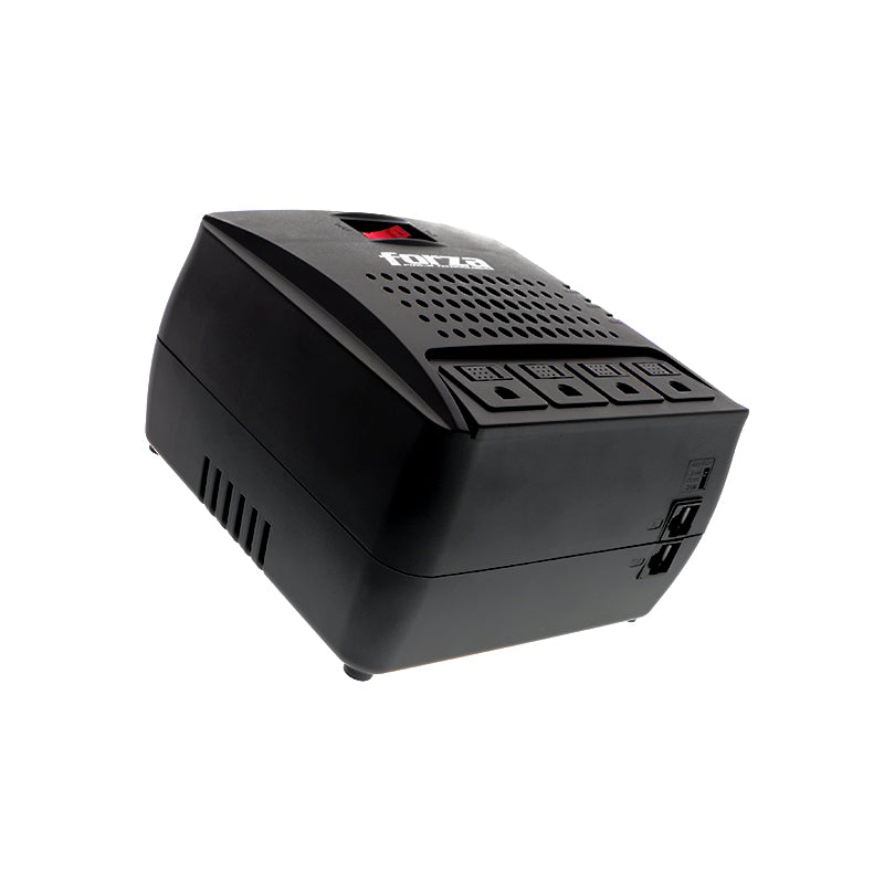 Regulador de Voltaje Forza FVR-3001M 3000VA/1500W 4 Salidas RJ45 120V