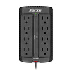 Regulador de Voltaje Forza FVR-901M 900VA/450W 8 Salidas Montaje en Pared 120V