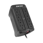 Regulador de Voltaje Forza FVR-901M 900VA/450W 8 Salidas Montaje en Pared 120V