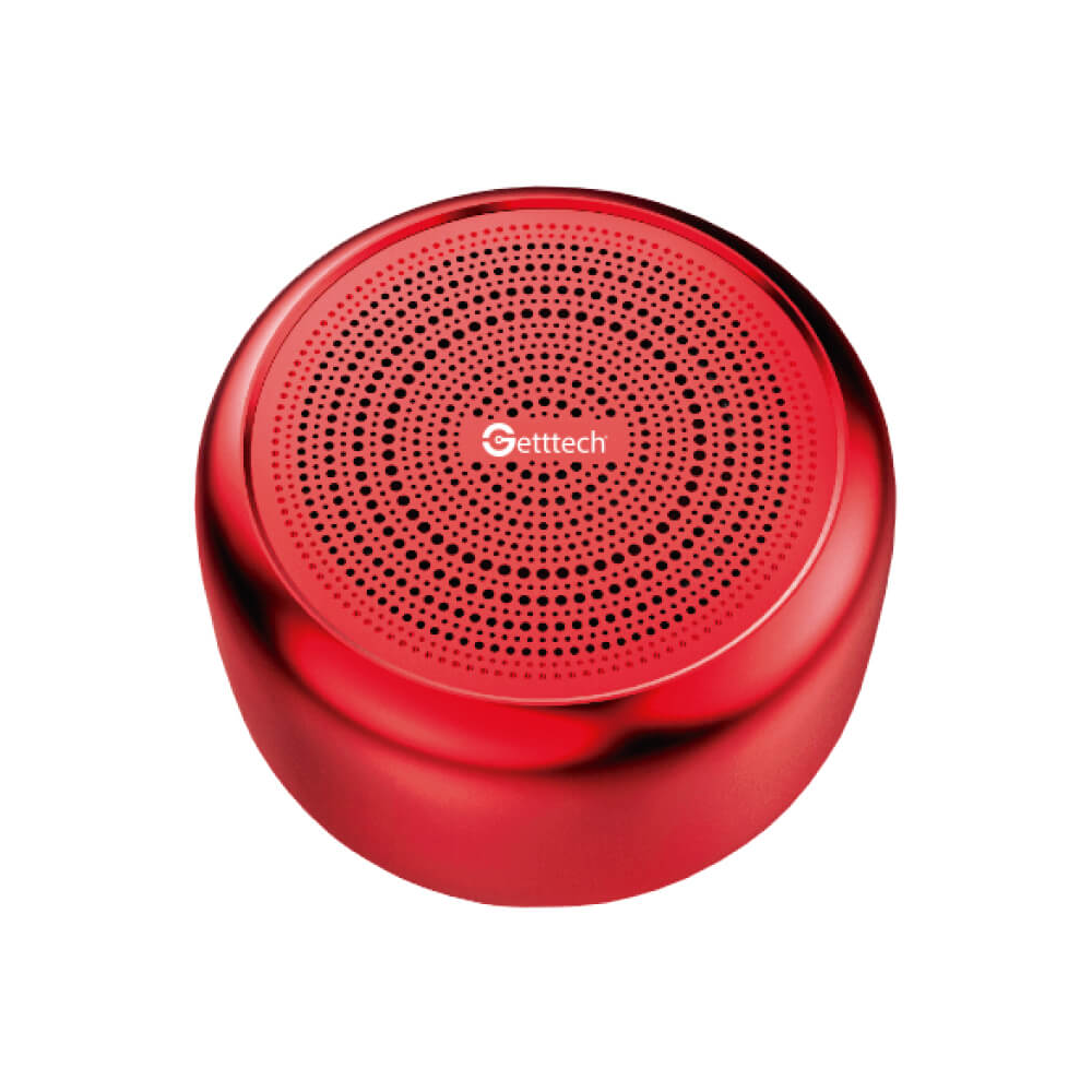 Mini Bocina Getttech GAM-31501R Bluetooth 4.2 Melodic Roja
