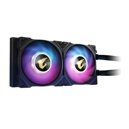 Enfriamiento Líquido Gigabyte GP-AORUS Waterforce X 240 2x120mm ARGB LCD Display 60x60mm