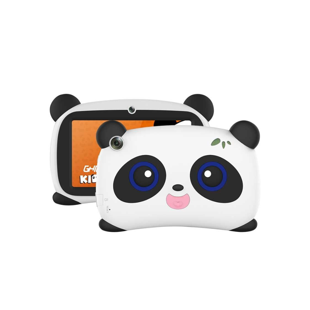 Tablet Ghia Panda 7", Quad Core A133, 1GB RAM, 16GB, Doble Cámara, WiFi, Bluetooth, 2500mAh, Android 11 Go, Ojos Azules