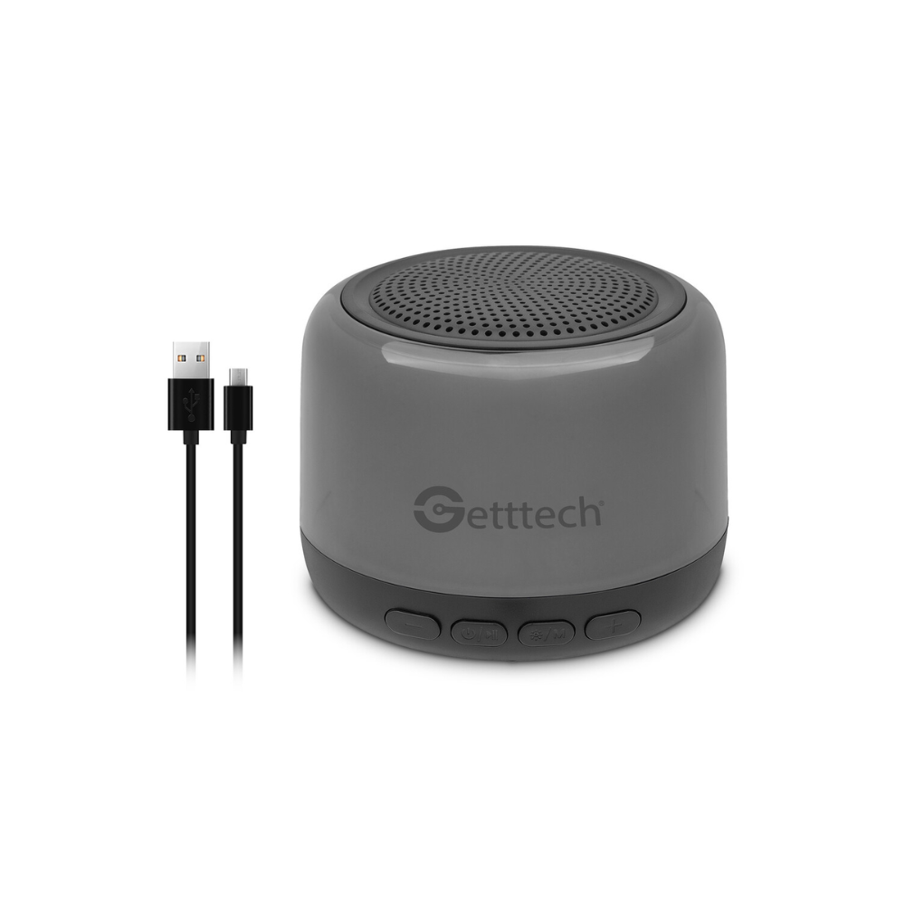 Mini Bocina Getttech Inalámbrica RGB Carga Tipo-C