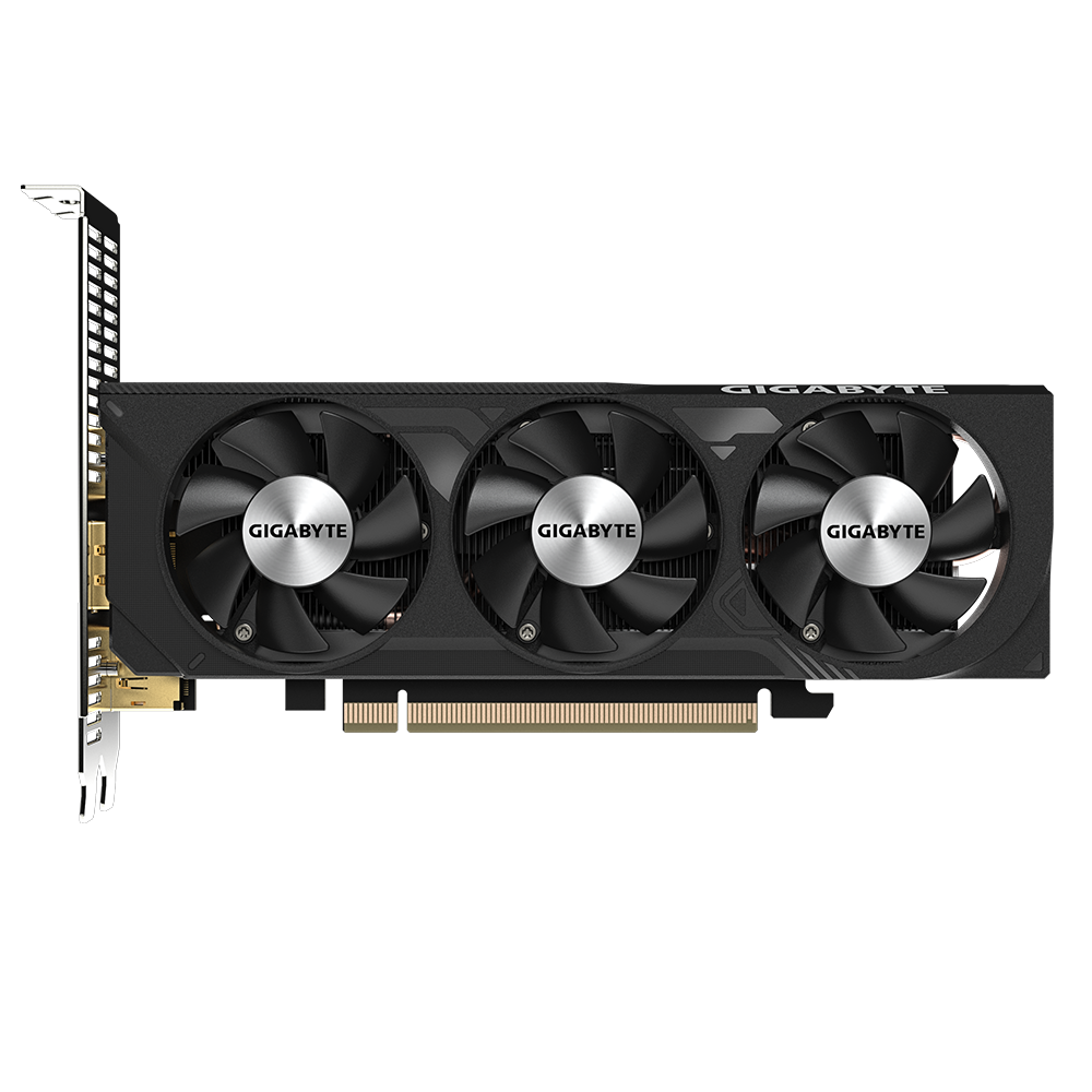 Tarjeta de Video Gigabyte 8GB GeForce RTX 4060 Low Profile 3X Fan GDDR6 DLSS 3 OC HDMI/DP