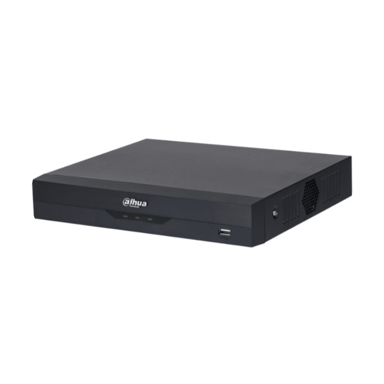 Dahua XVR5108HS-I3 DVR 8 Canales 5MP Lite WizSense IA H.265+ 8 HDCVI +4 IP Hasta 12 IP 1 Canal Reconocimiento Facial SMD Plus 1 Canal Protección Perimetral 1 Bahía HDD