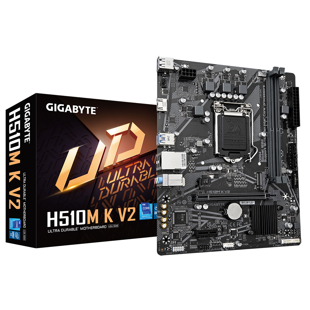 Tarjeta madre Gigabyte H510M K V2 socket 1200 11a/10a Gen 2xDDR4 solo con HDMI