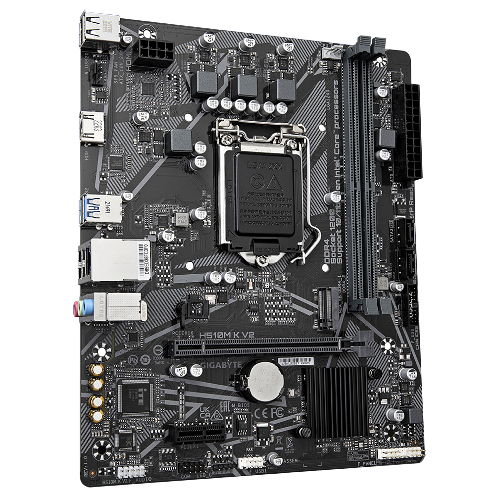 Tarjeta madre Gigabyte H510M K V2 socket 1200 11a/10a Gen 2xDDR4 solo con HDMI