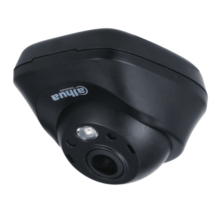 Dahua HAC-HDW3200LN Cámara Mini Domo 2MP Lente 2.1mm Gran Angular 132° Micrófono Integrado IR 3M Compatible CVI CVBS AHD TVI