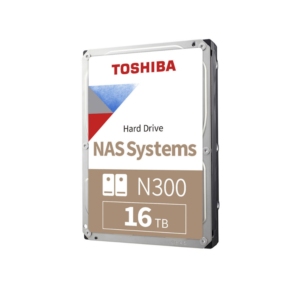 Disco Duro Toshiba N300 16TB 3.5" NAS 7200RPM 512MB (HDWG51GXZSTA)