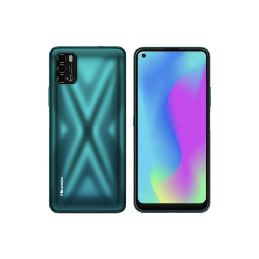 Hisense E50 128GB 4GB RAM verde 6.55" HD Octa-Core cámara 13+5+2MP selfie 8MP Face ID Android 11