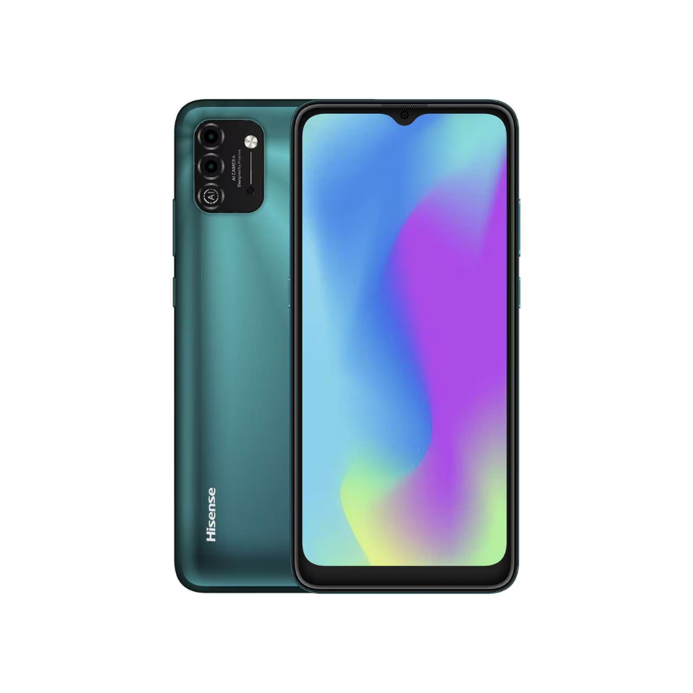 Hisense E50 Lite 32GB 3GB RAM verde 6.5" Octa-Core cámara 13+2MP selfie 5MP Face ID Android 11