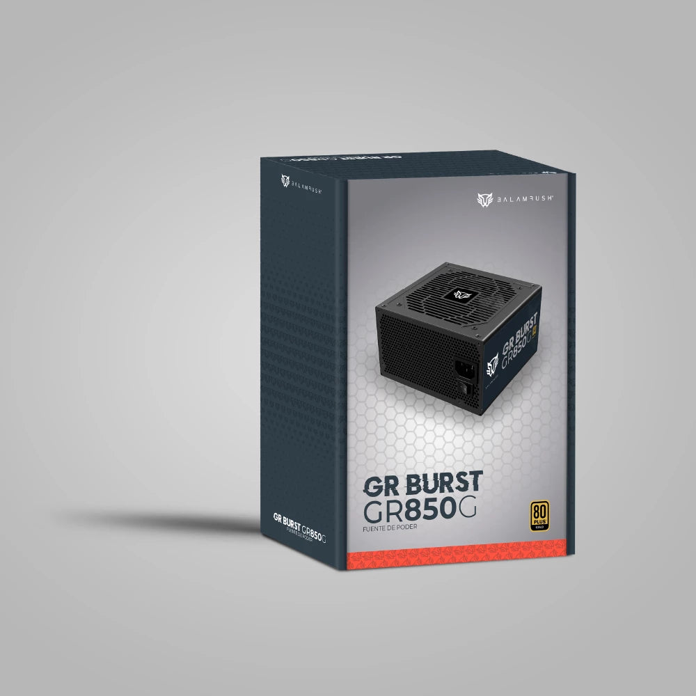 Fuente Balam Rush 850W GR Burst Azender 80 Plus Gold 20+4Pin ATX BR-937658