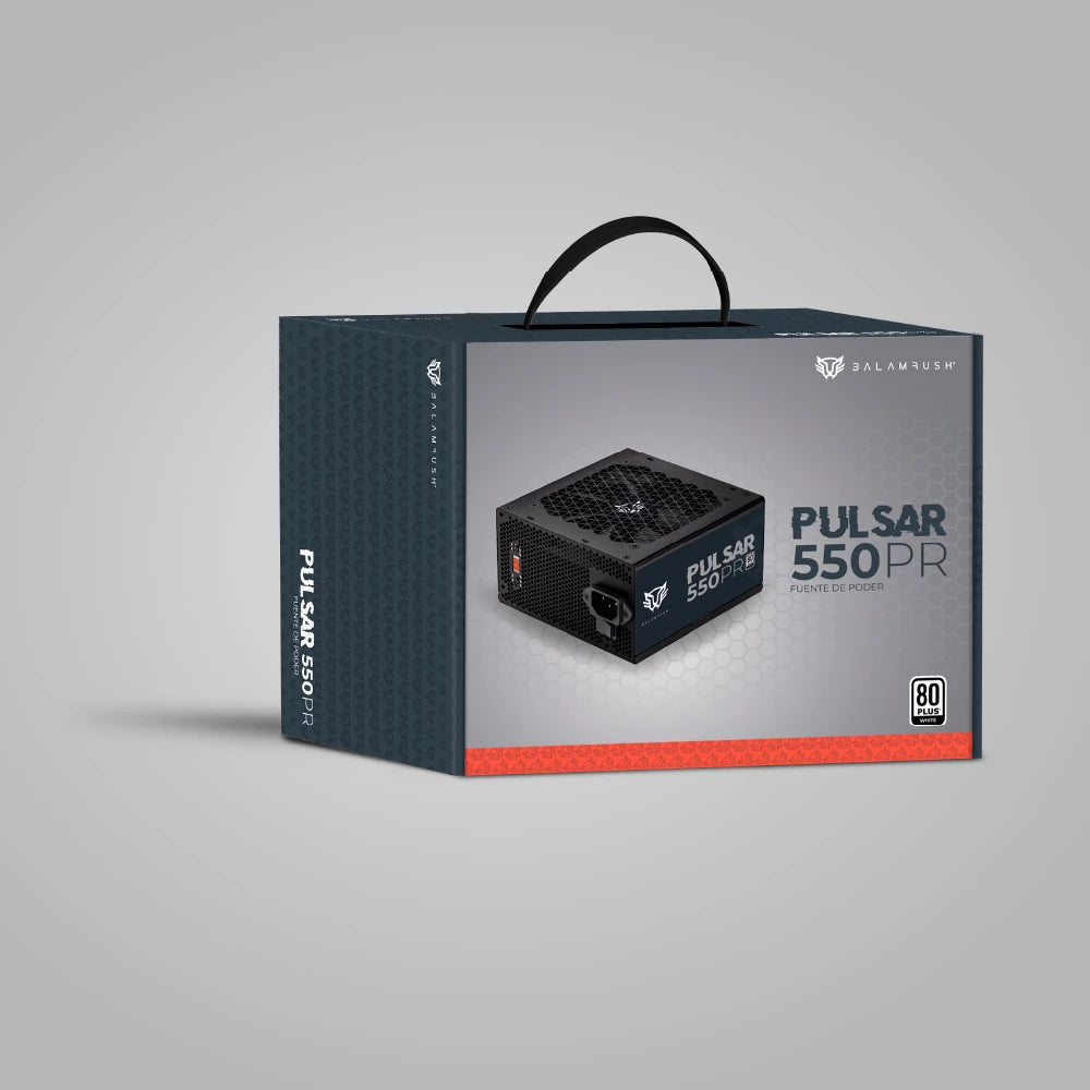 Fuente Balam Rush 550W PR Nova 80 Plus 24Pin ATX BR-937726
