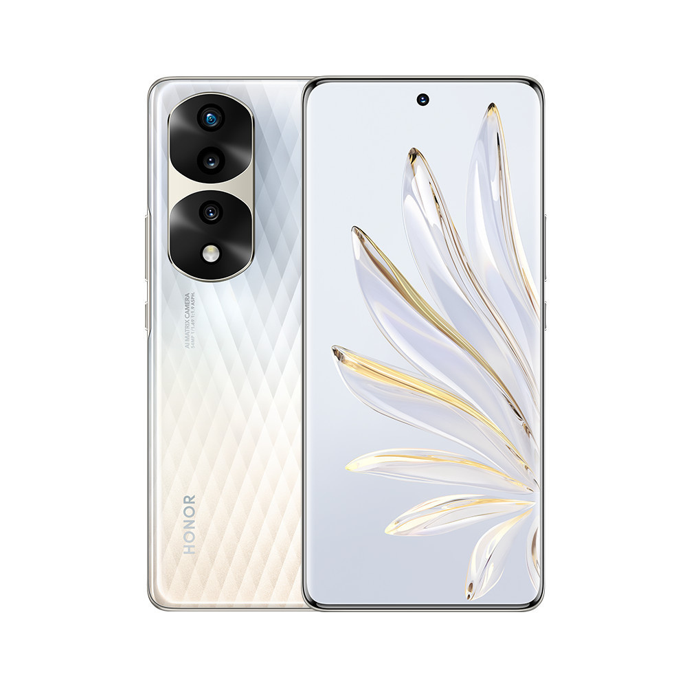 Honor 70 5G 256GB 8GB RAM cristal platino 6.67" Qualcomm cámara 54+50+2MP selfie 32MP Android 12