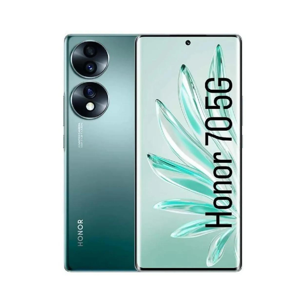 Honor 70 5G 256GB 8GB RAM verde esmeralda 6.67" Qualcomm cámara 54+50+2MP selfie 32MP Android 12