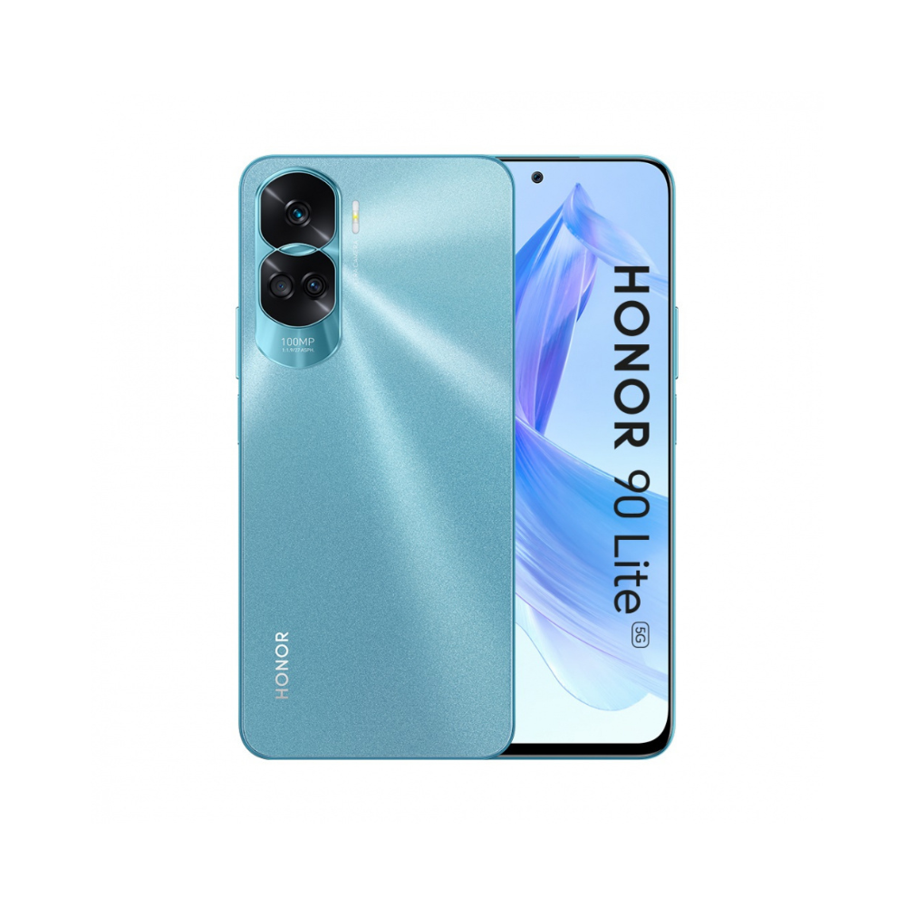 Honor 90 Lite 256GB 8GB RAM aquamarino 6.7" cámara 100+5+2MP selfie 16MP Android 13