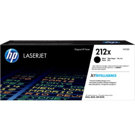 Tóner HP 212X W2120X Negro Para LaserJet M555 — Rendimiento 13,000 Páginas