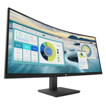 Monitor HP 34" P34hc G4 Curvo WQHD Resolución 3440x1440 Panel VA VGA/HDMI