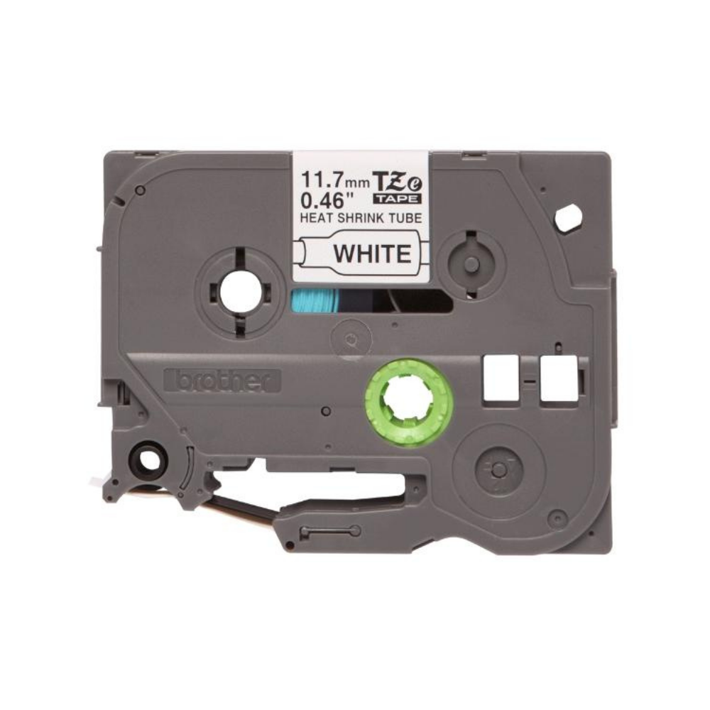 Cinta Brother Hse231 Negro Sobre Blanco Termorretractil 11.7Mm X 1.5M Para Pte300 Pte550W Ptp950Nw