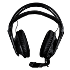 Diadema Game Factor HSG500 Micrófono Removible 3.5mm Ultraligera Negro