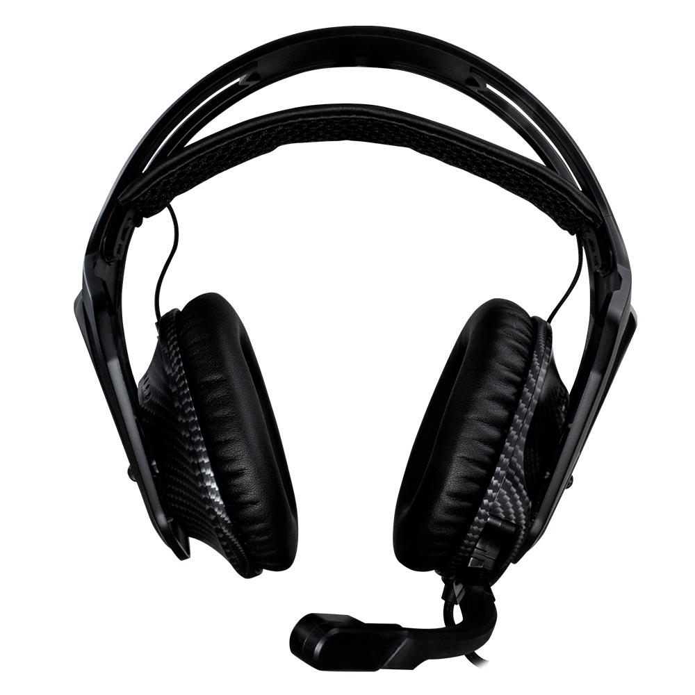 Diadema Game Factor HSG500 Micrófono Removible 3.5mm Ultraligera Negro