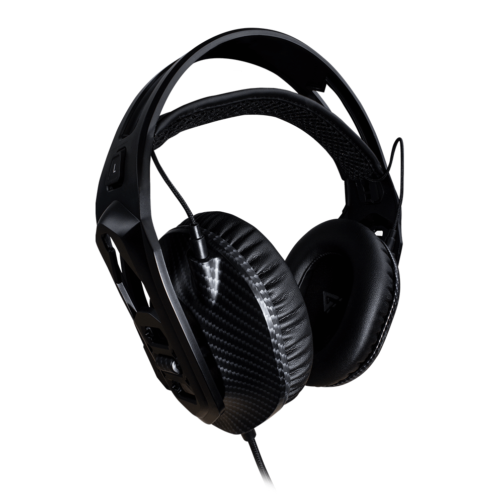 Diadema Game Factor HSG500 Micrófono Removible 3.5mm Ultraligera Negro