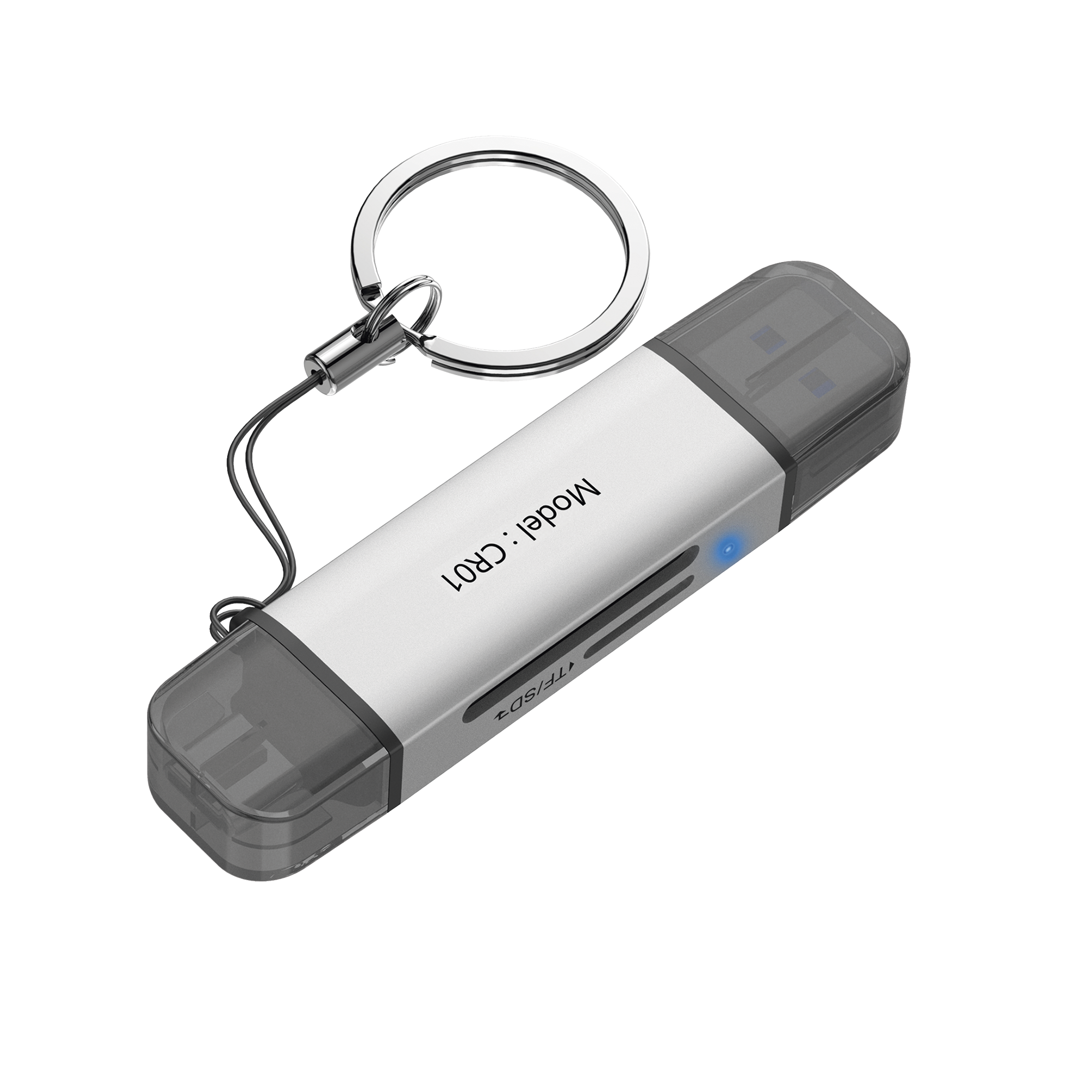 Lector Tarjetas 2 en 1 USB A USB C Soporta SD MicroSD