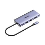 Hub USB C 11 en 1 HDMI 4K USB 2.0 USB 3.0 VGA SD TF Audio RJ45 Entrada USB C Carga Rápida