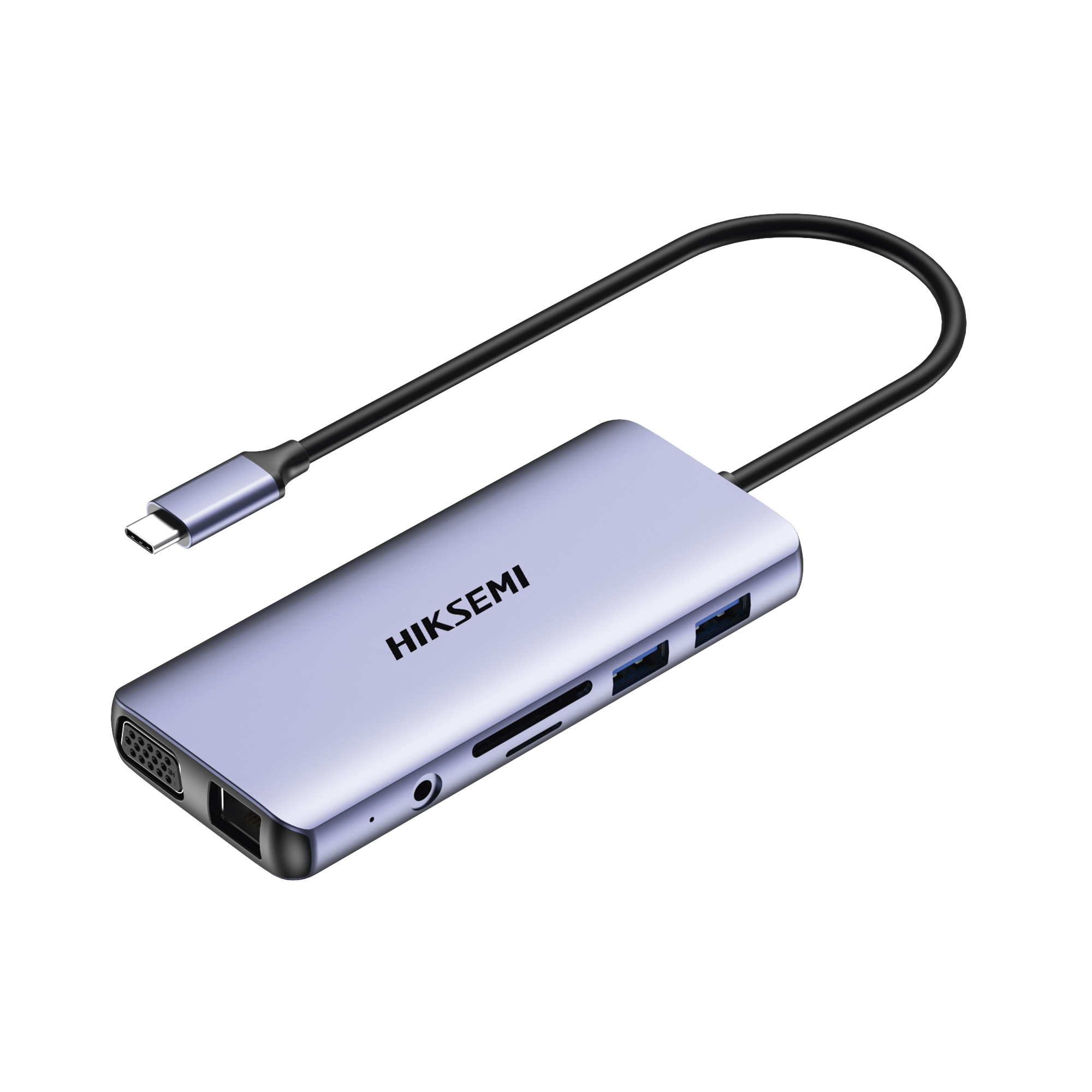 Hub USB C 11 en 1 HDMI 4K USB 2.0 USB 3.0 VGA SD TF Audio RJ45 Entrada USB C Carga Rápida