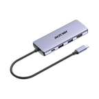 Hub USB C 8 en 1 HDMI 4K USB 2.0 USB 3.0 SD TF Entrada USB C Carga Rápida 100W