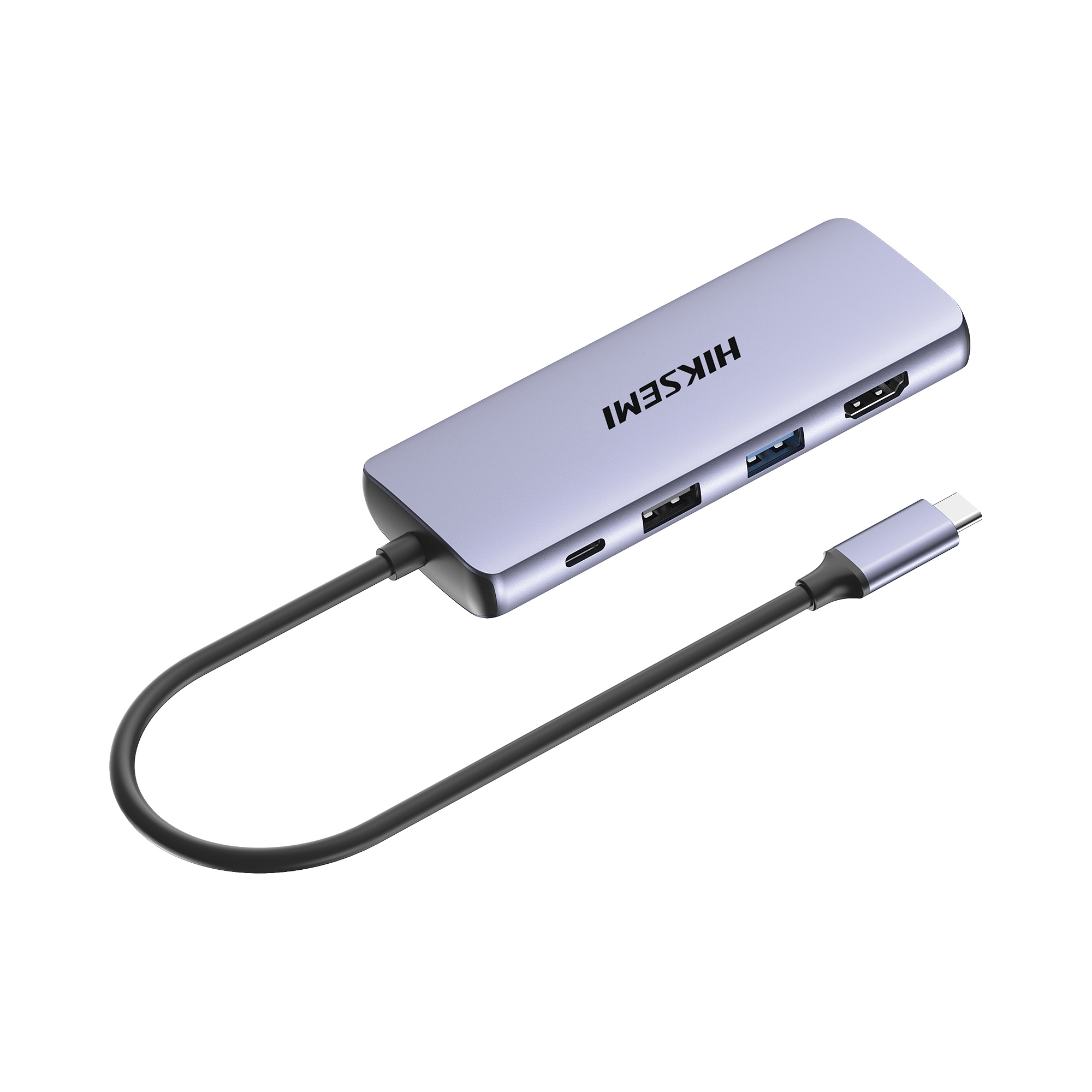 Hub USB C 8 en 1 HDMI 4K USB 2.0 USB 3.0 SD TF Entrada USB C Carga Rápida 100W