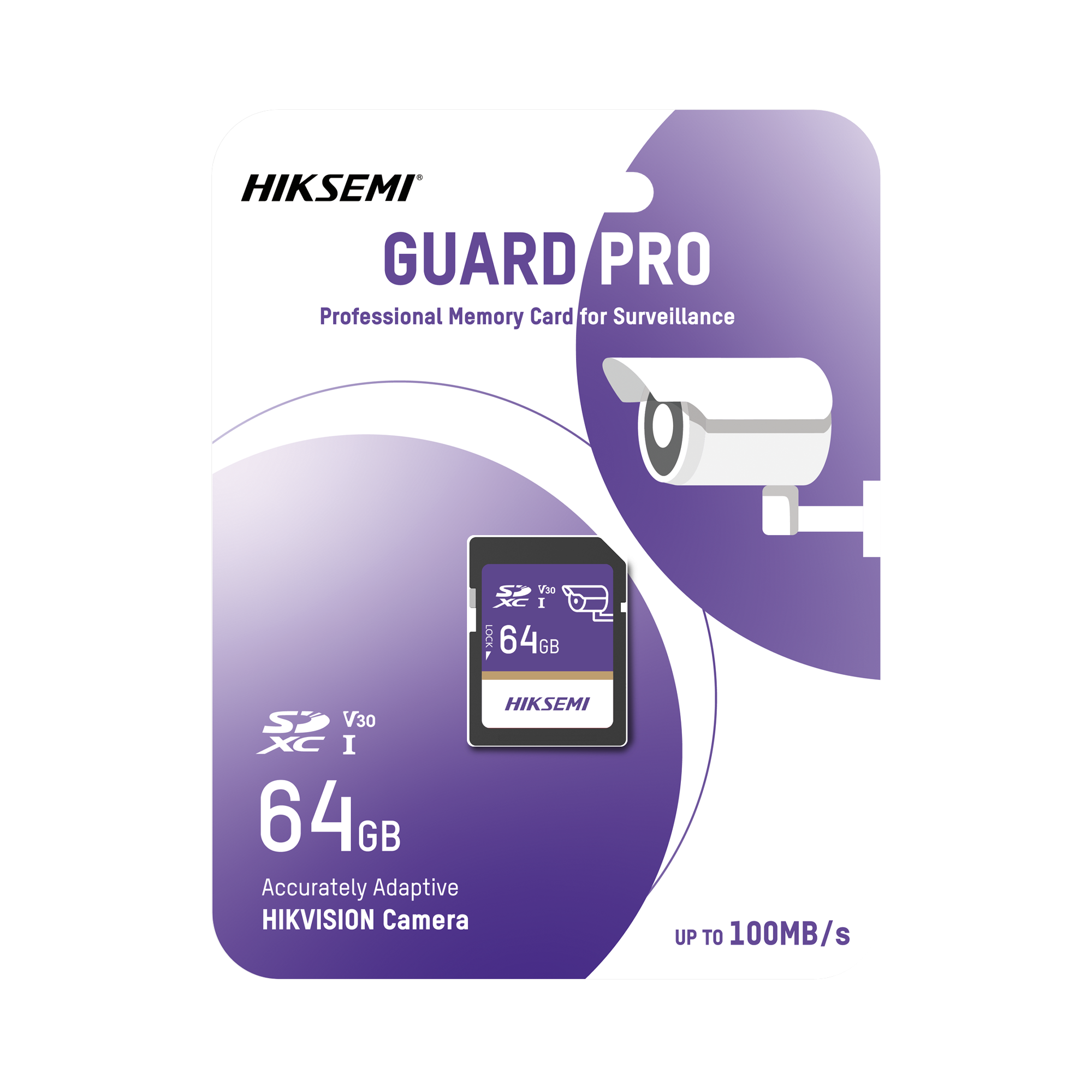 Memoria SD Clase 10 64GB Videovigilancia