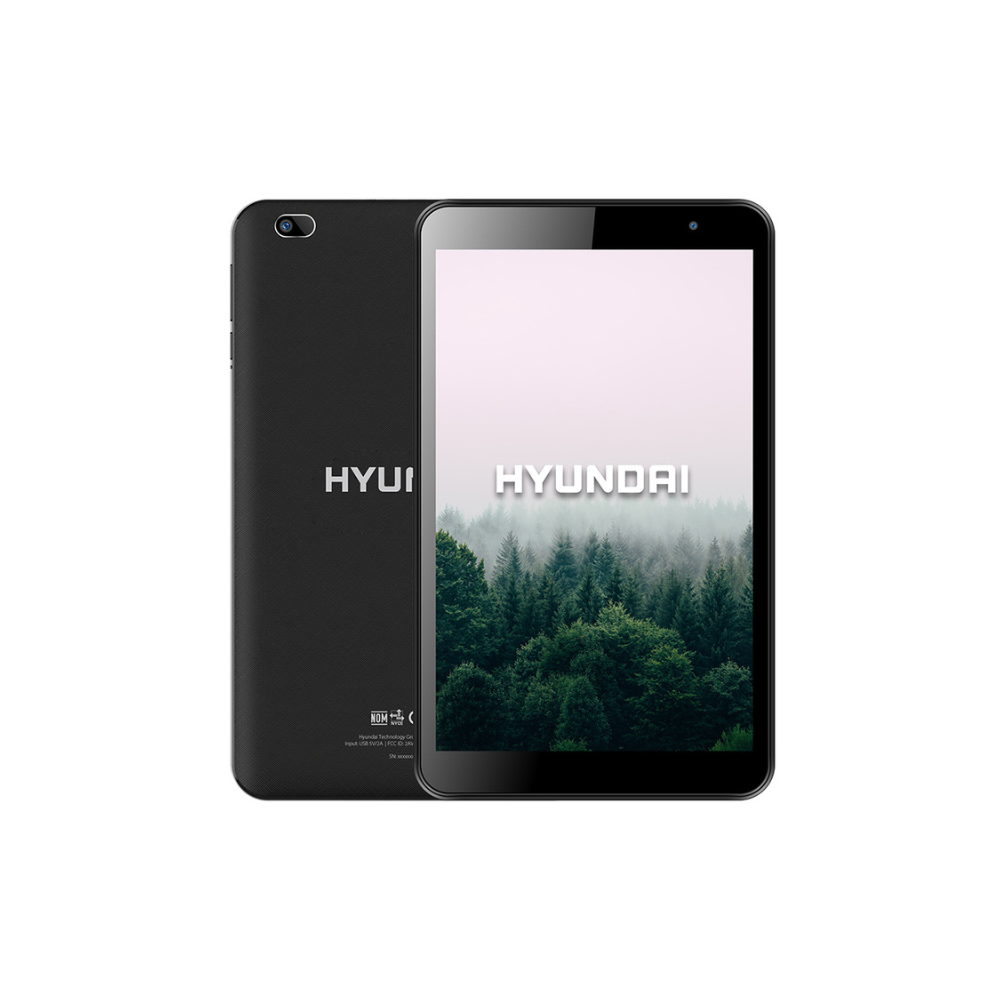 Tableta Hyundai 8" HT8WB1RBK02A 4G/64GB Android 13 WiFi Cámaras 5MP/8MP