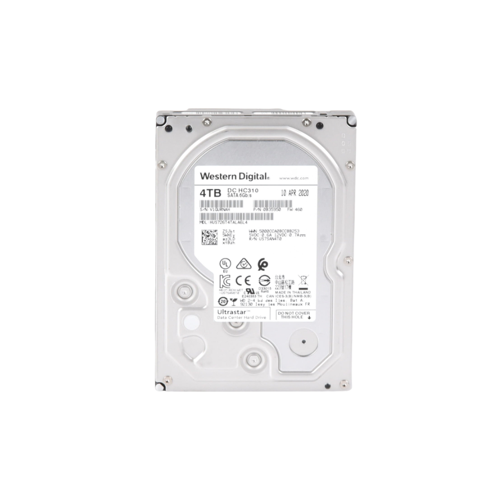 Disco Duro Enterprise 4TB WD Ultrastar para Data Center y NVRs de Alta Capacidad