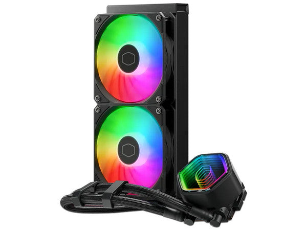 Enfriamiento Liquido Cooler Master MasterLiquid 240 Lite 2xFAN 120mm ARGB 1750RPM Negro