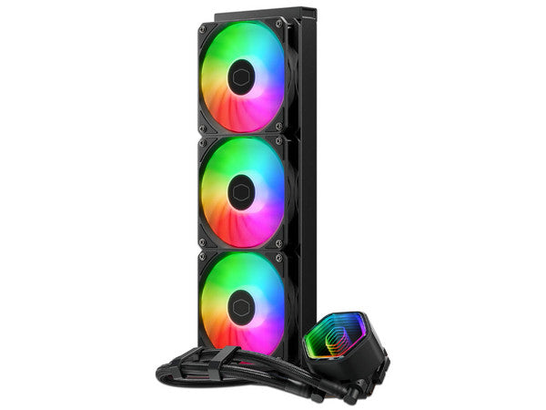 Enfriamiento Liquido Cooler Master MasterLiquid Core II 3xFAN 120 mm RGB 1750RPM Negro AMD/INTEL