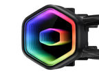 Enfriamiento Liquido Cooler Master MasterLiquid Core II 3xFAN 120 mm RGB 1750RPM Negro AMD/INTEL