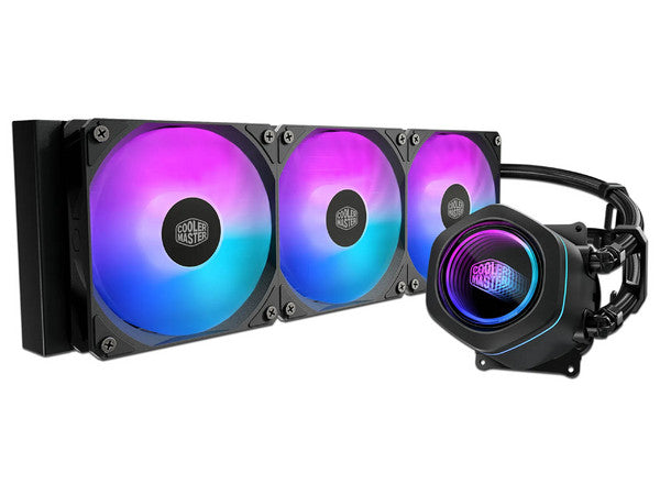 Enfriamiento Liquido Cooler Master MasterLiquid Core Series de Nex Negro 3xFAN ARGB 1750 RPM AMD/INTEL