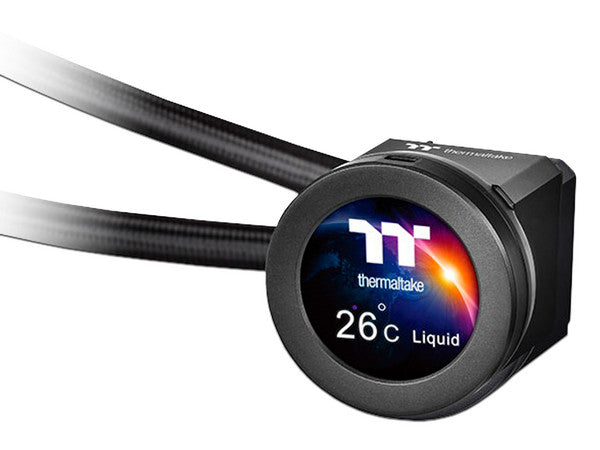 Enfriamiento Liquido Thermaltake Ultra240 2 Vent 120mm Negro Pantalla LCD 2.1 Pulg